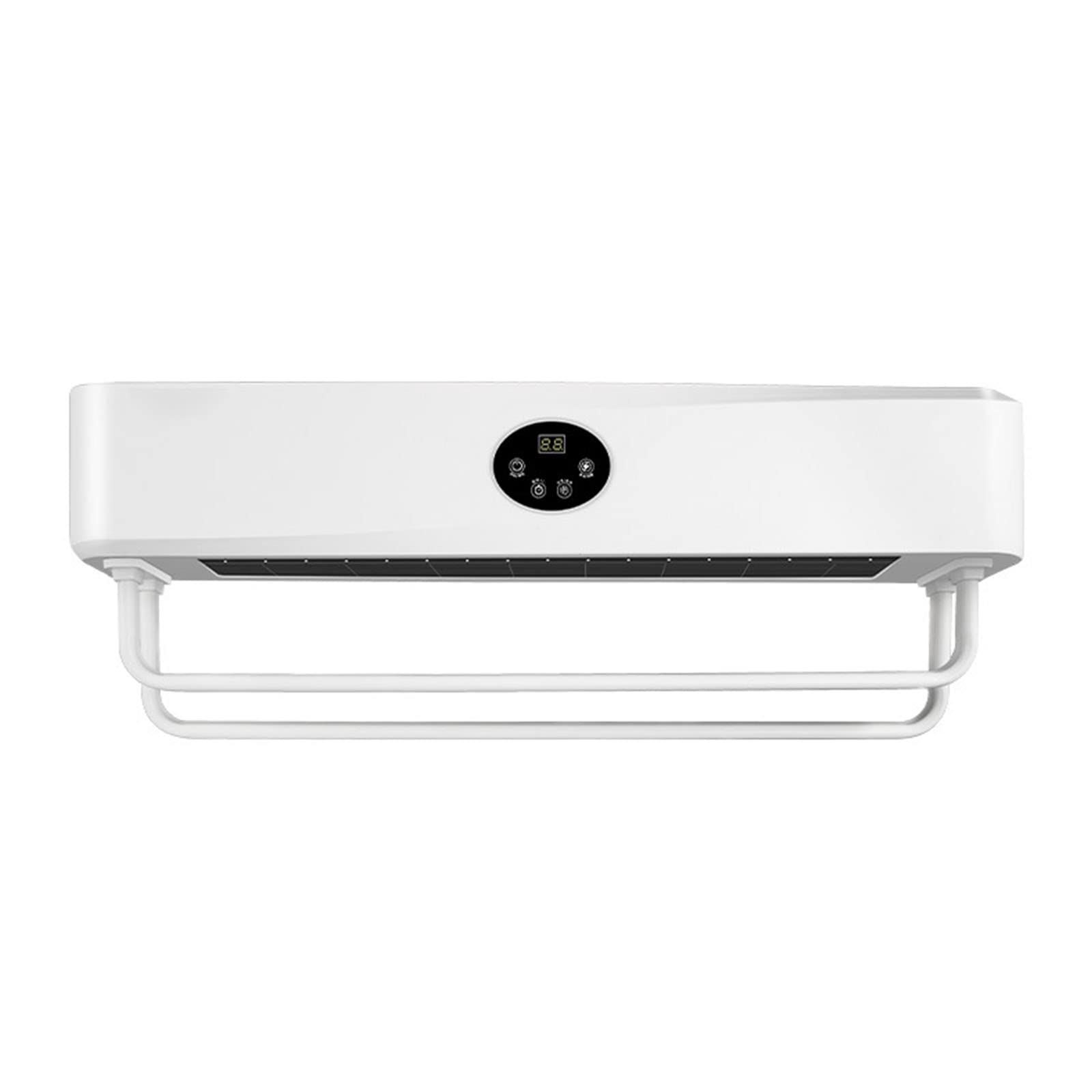 Radiador toallero eléctrico de inducción para baño con pantalla LCD y control de temperatura