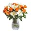 White & Orange