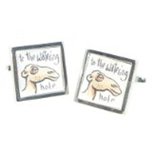 Mancuernillas para hombre Gtr Comedia Camello miniatura 1