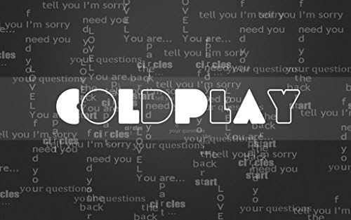 PURCHASE PUNCH Coldplay Poster Print 12 x 18 inch (Rolled)