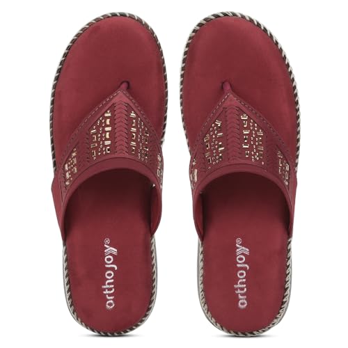Image of ORTHO JOY doctor Footwear for women|| Fancy Footwear For Women || Orthopedic Women's Fancy Slipper /Sandal For Women