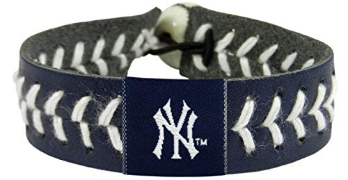 MLB New York Yankees Team Color Baseball Bracelet
