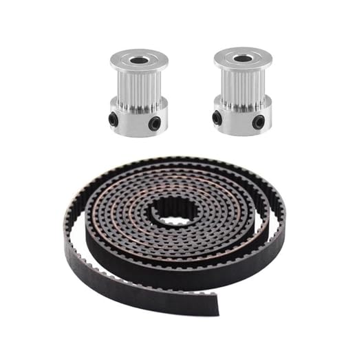 Courroie distribution GT2 10mm anti-détente en fibre de verre pour axe imprimante 3D avec poulies