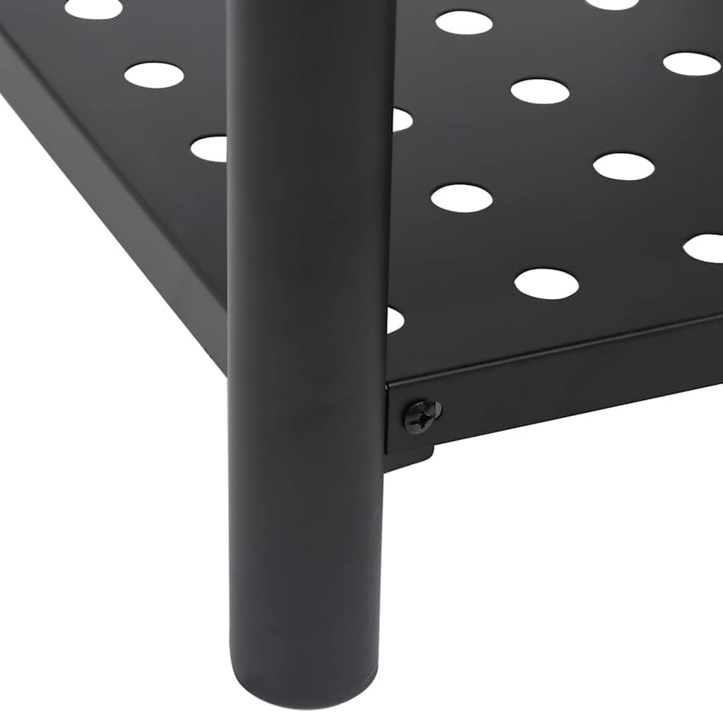 vidaXL Brasero con Atizador Jardín Patio Terraza Balcón Exterior Cuenco Chimenea Fogata Hornillo Calentador Calefactor Acero 54x54x55 cm