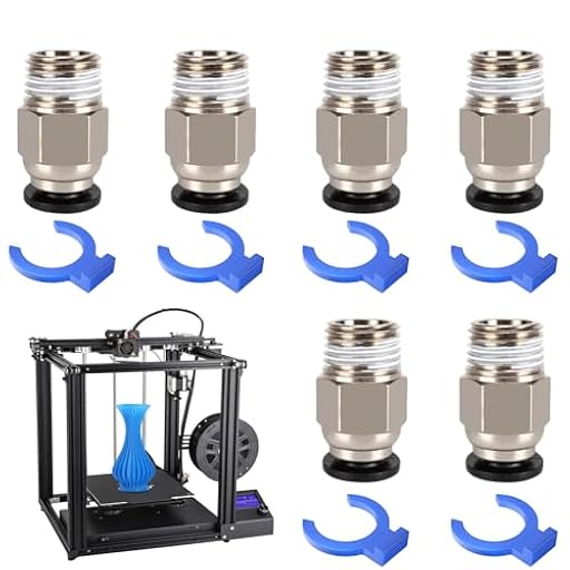 6 Piezas Conector NeumáTico Con 6 Conectores RáPidos NeumáTicos Circlip Azul Conector De Tubo Conectores De Empuje Recto Conector RáPido Para Enchufes De Impresoras 3d | Ya disponible en tu tienda friki favorita! En mundofriki.es!