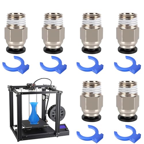 6 Piezas Conector NeumáTico Con 6 Conectores RáPidos NeumáTicos