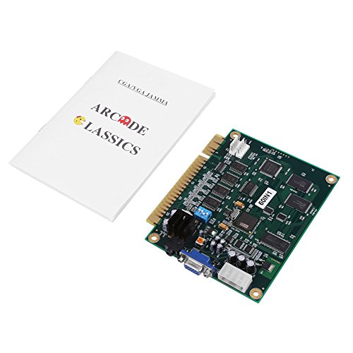 Facile installazione e configurazione: progettata per un'installazione senza problemi, questa scheda Jamma orientata in verticale contiene istruzioni dettagliate e supporta controlli trackball/joystick. Le dimensioni compatte (145 x 120 mm) si adattano alla maggior parte degli armadi, mentre il connettore Jamma standardizzato semplifica il cablaggio. Una soluzione plug-and-play per gli aggiornamenti del tabellone arcade.