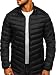 Produktbild BOLF Herren Winterjacke Übergangsjacke Steppjacke Daunenjacke Sportjacke Stehkragen Reißverschluss Street Style J.Style SM70 Schwarz XXL [4D4]