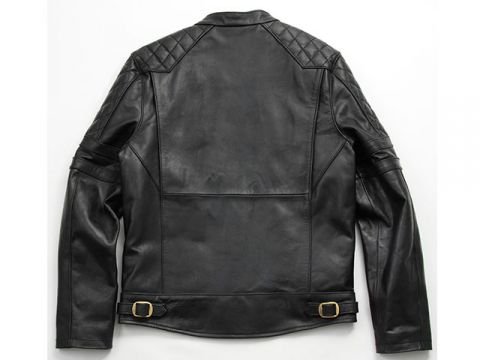 Amazon | DEGNER 16WJ-16 シープレザージャケット（ブラック） XL