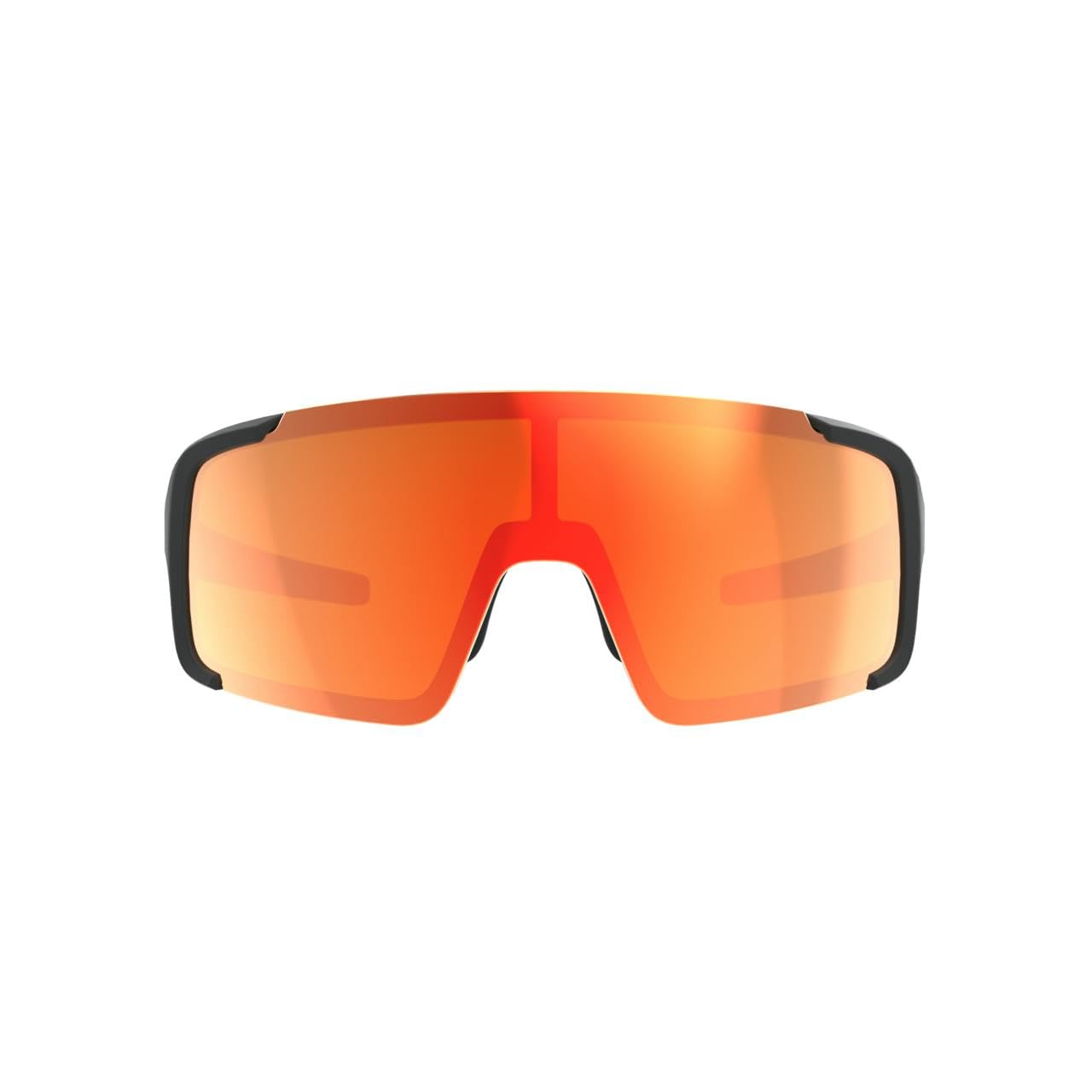 BBB Cycling Fahrradbrille Chester MLC - Unbreakable Grilamid - Verstellbares Gummi-Nasenstück - Gummifüße - Fahrradzubehör - Schwarz