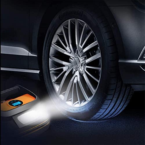 Bomba de pneu de carro sem fio Inflador portátil de pneu de carro 12V Insuflação rápida Tela digital