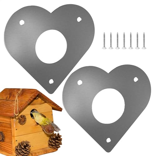 Nybhyjka Herzform Metall Nistkasten-Schutz