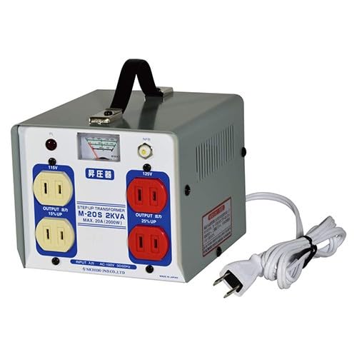 Amazon | エスコ AC100V→AC115V・125V/2.0KVA昇圧トランス EA815ZG-2A