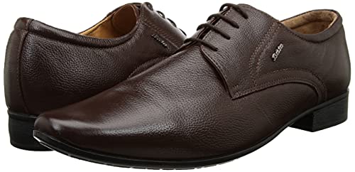 Bata Mens Mascot Derby Black Leather Formal Shoes