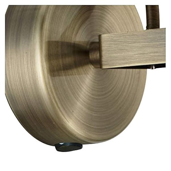 Searchlight Industrial 1 LT Antique Brass Spotlight, 50 W, Latón Envejecido