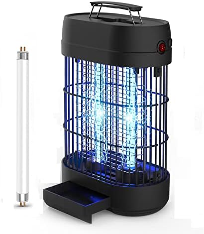 VPAGLJO Mosquito Killer Lamp, 14W UV Electric Fly Killer Lamp with Additional Lamp, Fly Zapper Bug Zapper with Cleaning Brush, Fly Killer Repellent Effective to Reduce Flying Insects for Indoor