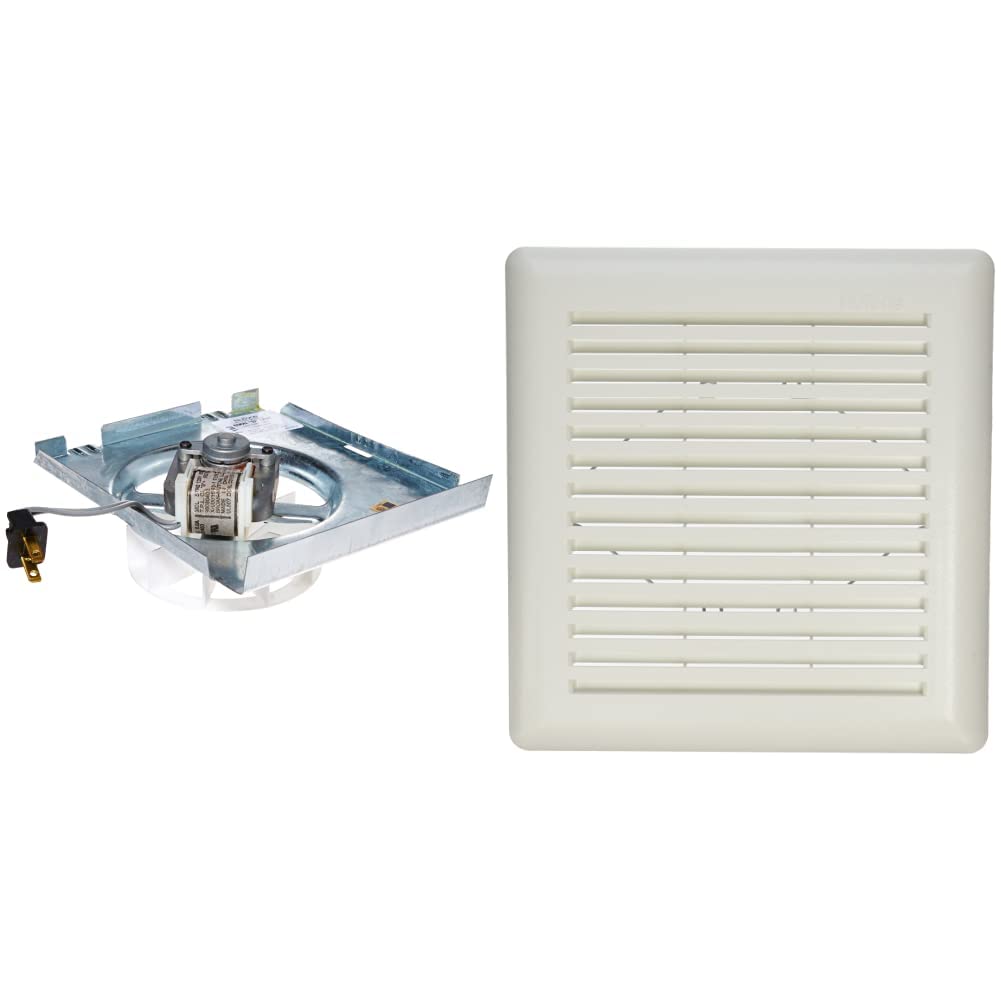 Amazon.com: Broan-NuTone C350BN Replacement Motor/Wheel (NuTone 696N A  housing), 50 CFM u0026 C350GN Grille for NuTone 695 and 696N Ventilation Fan :  Appliances