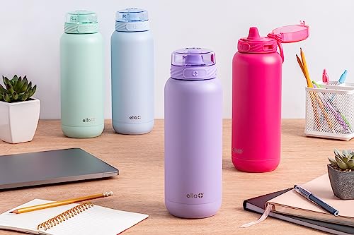 Ello 459-0999-062-6 Cooper 22Oz Stainless Steel Water Bottle With Straw And Carry Handle, Double Walled And Vacuum Insulated Metal thumb #8