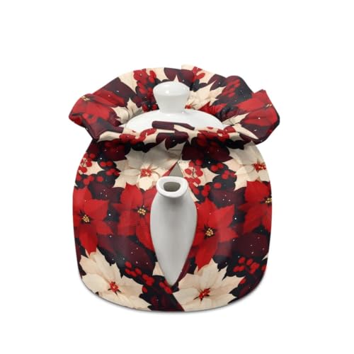 Image of Kitchen Teapot Dust Cover Keep Warm Easy to Clean Home Decor | Household Kitchen Teapot Dust Cover with Heat Retention Design Easy to Clean Keeps Teapot Clean and Tea Warm