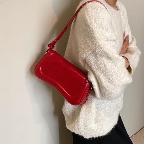 Image of PU Leather Tote Bag for Women with 2 Removable Straps and Zipper Closure