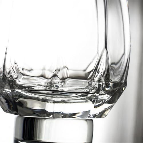 Vasos para beber whisky tipo vaso lowball de 12 oz transparentes 6