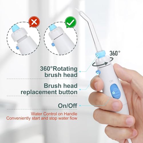 Homuserr POHD62340 Water Flosser, Power Dental Water Flossers For Teeth & Braces Cleaning, Electric Oral Irrigator Water Flosser For Adults & Kids thumb #5