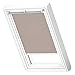 Price comparison product image VELUX Original Roof Window Translucent Roller Blind for MK06, Light Taupe, with White Guide Rail