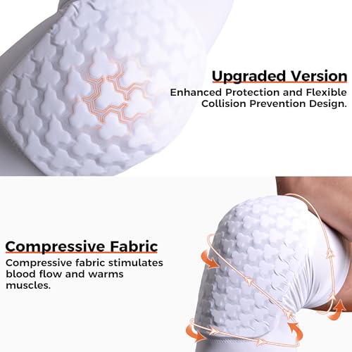Image of COOLOMG Basketball Knee Pads for Kids Youth Adult
