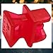 R.J. Enterprises®- RJ45 Jack Dust Cover, Cap, Protector, Red (Price per Bag of 100p) DC-0-RD