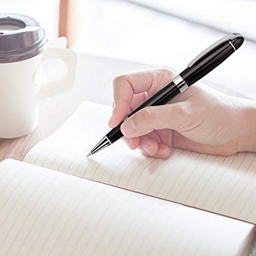 Writing Pen Set With Gift Box and 2 Extra Black Ink refills-Luxury Elegant Fancy Nice Gift Pen Set for Office Signature Executive Business(Black) - Thumbnail 7