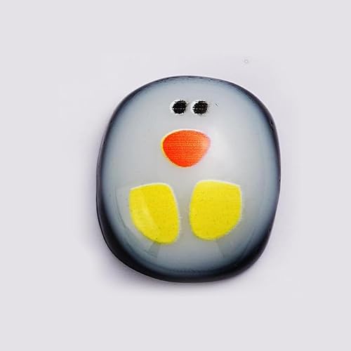 A Little Cute - Tarjetas de felicitación de pingüino de bolsillo gris, mini pingüino de bolsillo de animal, lindo pingüino de bolsillo, decoración disponible en Yaxa Peru