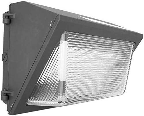 Green Beam LED Wall Pack Fixture, 60 Watt LED Wall Pack, Photocell Exterior Lights, Outdoor Flood Light, Dusk to Dawn Lights Outdoor, Outdoor Light Fixture, 6900 Lumens, 5000K