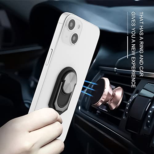 Bf2Jk 2 Pack Cell Phone Ring Holder Stand, 360 Degree Rotation Metal Phone Grip For Magnetic Car Mount Compatible With Iphone, Samsung, Smartphones #TOP5
