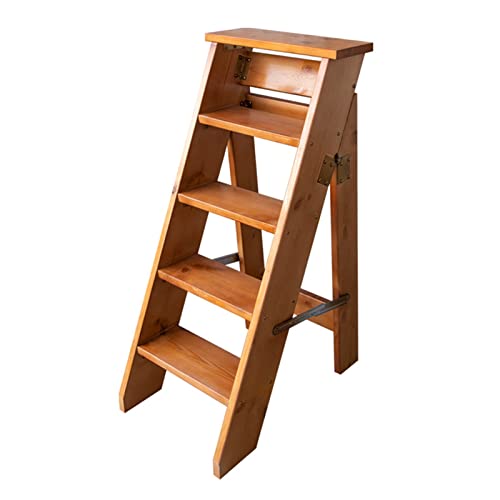 Taburete Plegable Madera Escalera Marca pujindu