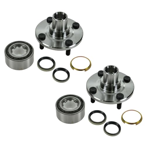 2 Piece Front Wheel Bearing & Hub Kit Set Compatible with 1998-2002 Chevrolet Prizm 1993-1997 Geo 1987-2002 Toyota Corolla 1986-1989 MR2