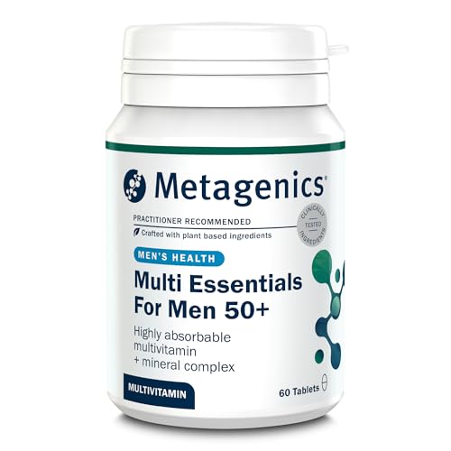 Metagenics Multi Essentials for Men 50+ - High Strength Blend of Key Nutrients - 60 Capsules
