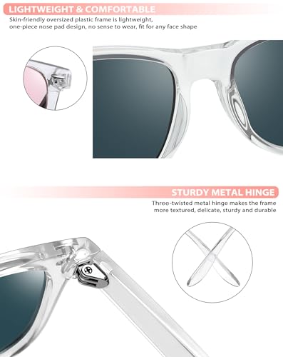 Image of Joopin Square Sunglasses Polarized UV400 Designer Sun Glasses Men Women