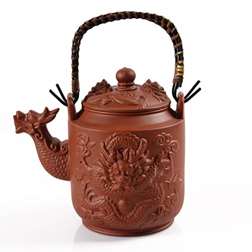 Tetera de gran capacidad 780ml de barro zisha para ceremonia de té kung fu