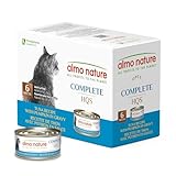 almo nature HQS Complete Wet Cat Food Tuna with Pumkin, Grain Free, GMO Free - 2.47oz - Pack of 6