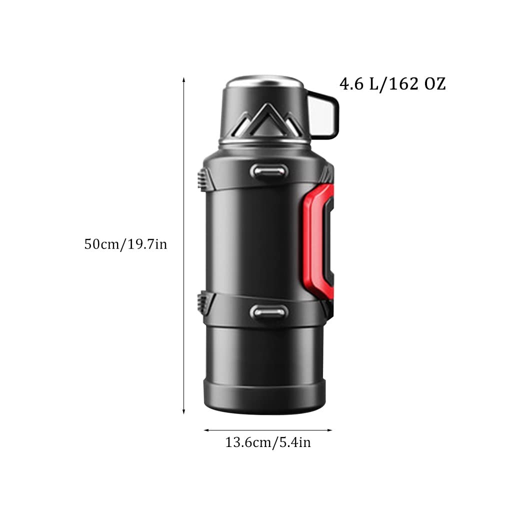 Kubek izolacyjny ze stali nierdzewnej, garnek izolacyjny, przenośny garnek podróżny Outdoor Fitness, kubek izolacyjny podróżny samochodem, duży termos na kawę do podróży, utrzymuj