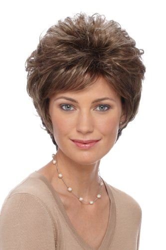 Estetica Design KATIE SHORT LAYERED CUT W/SOFT BANG. Womens Wig R14-26H Color