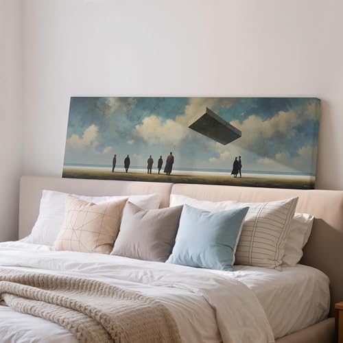 Impression sur toile monolithique surréaliste XINBAO tableau 60 x 180 cm