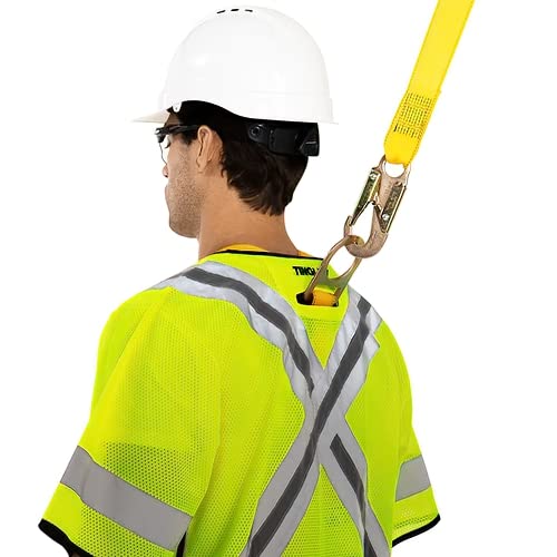 Tingley V73432C Colete de alta visibilidade classe 3 nas costas, 2X/3X, amarelo-verde fluorescente