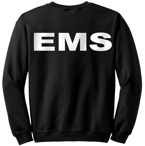 Smart People Clothing EMS Crewneck Sweatshirt with Reflective Logo Both Front and Back2