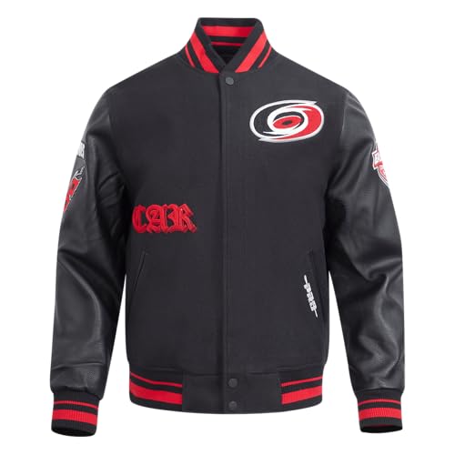 Image of Pro Standard Mens NHL Old English Varsity Jacket