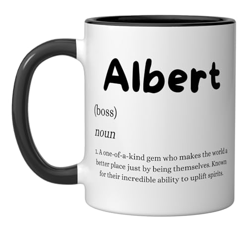 Taza de Cerámica Personalizada Albert 11 onzas miniatura 1
