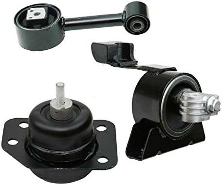 K0868 Engine Motor & Transmission Mount Kit 3pc Compatible with Fits 04-10 Chevrolet Optra/Suzuki Forenza/Reno 2.0L | A6841 A6842 A6843
