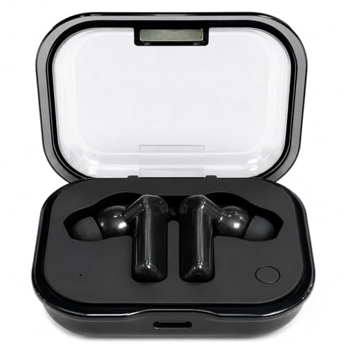 Image of Futopia Wireless Nothing Ear Earpods with Charging Case | Bluetooth 5.4 Earbuds, 11mm Drivers, Type-C Fast Charging, HD Sound & 3-4H Playtime (FGTWSNOEAR)-Black