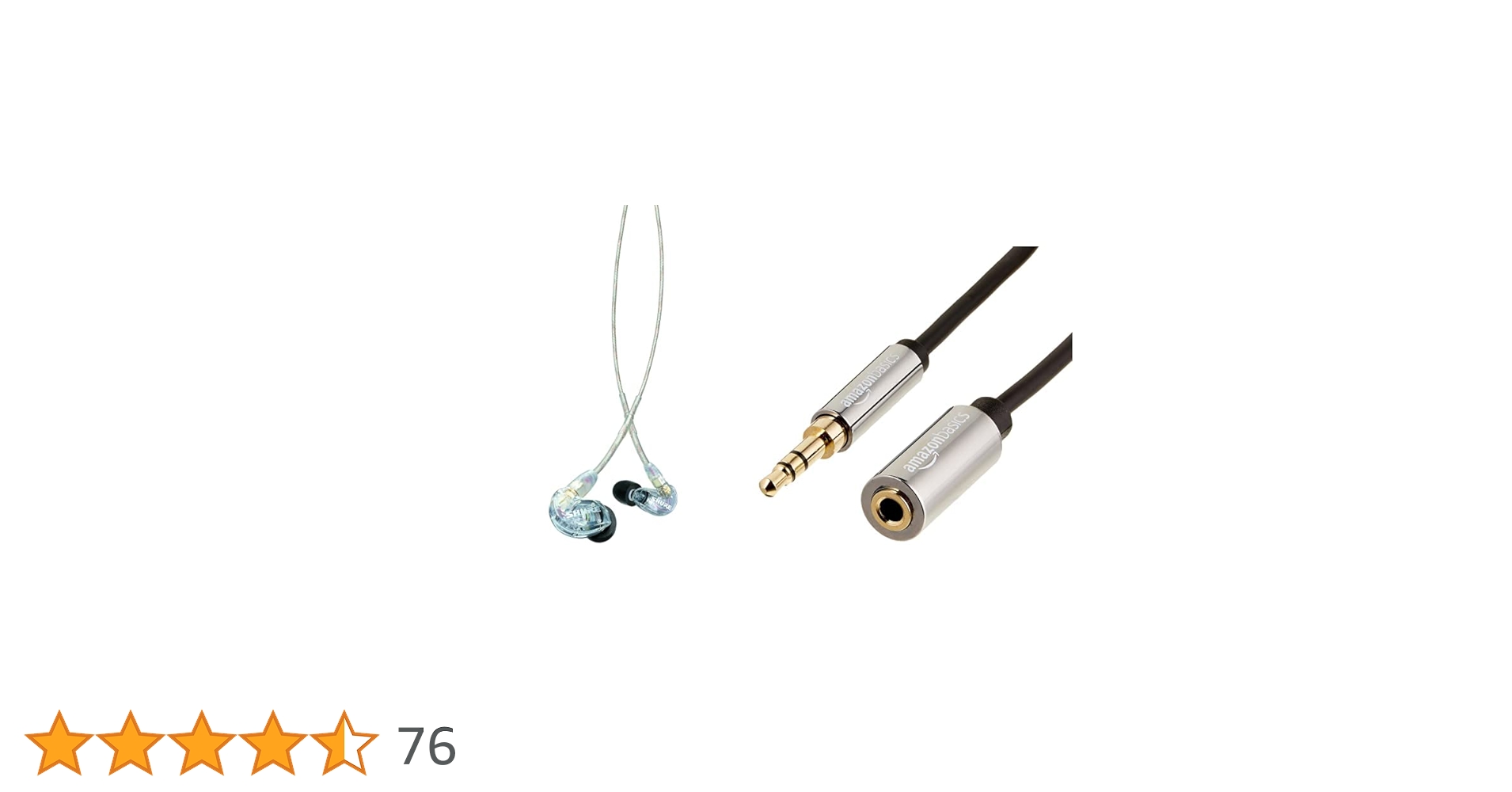 SHURE シュア イヤホン 有線 SE215-CL-A クリア SHURE SE215-CL-A クリアー｜ミュージックランドKEY