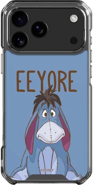 Skinit Clear Phone Case Compatible with iPhone 17 Pro Max - Officially Licensed Disney Winnie The Pooh Eeyore Portrait Design
